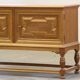 Vintage low sideboard in oak by Henning Kjærnulf, 1960s