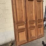 Old three-door closet