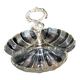 Art Nouveau polylobed bowl in molded glass, shell shape, 1900-1910