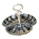 Art Nouveau polylobed bowl in molded glass, shell shape, 1900-1910