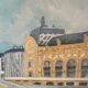Paris quai d'Orsay, oil on canvas