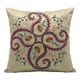 Vintage embroidered cushion cover 46x46 cm