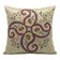 Vintage embroidered cushion cover 46x46 cm