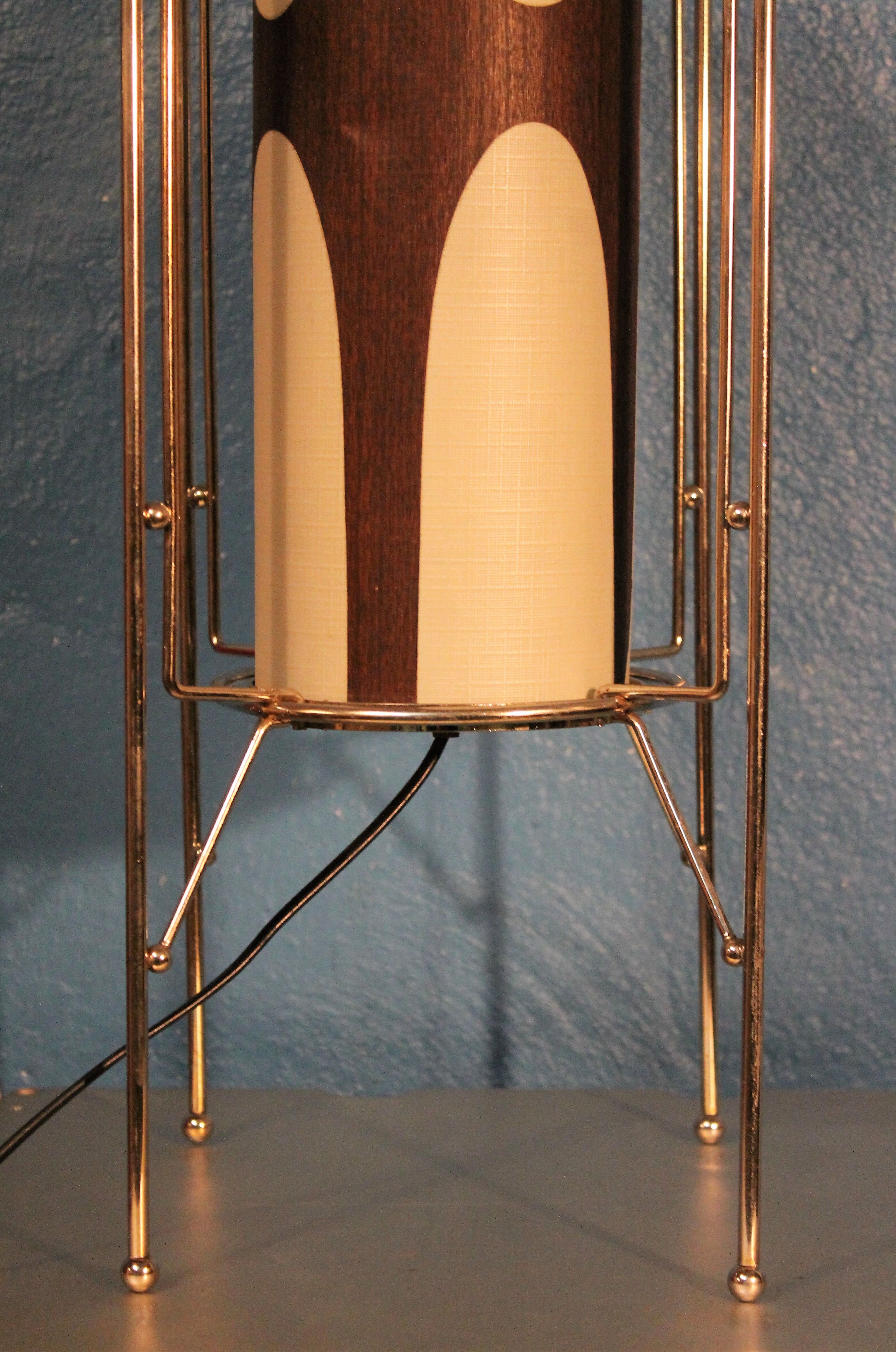 Lamp "rocket" design Italy 1960