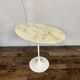 Oval pedestal table Eero Saarinene design Knoll international 1970 original marble