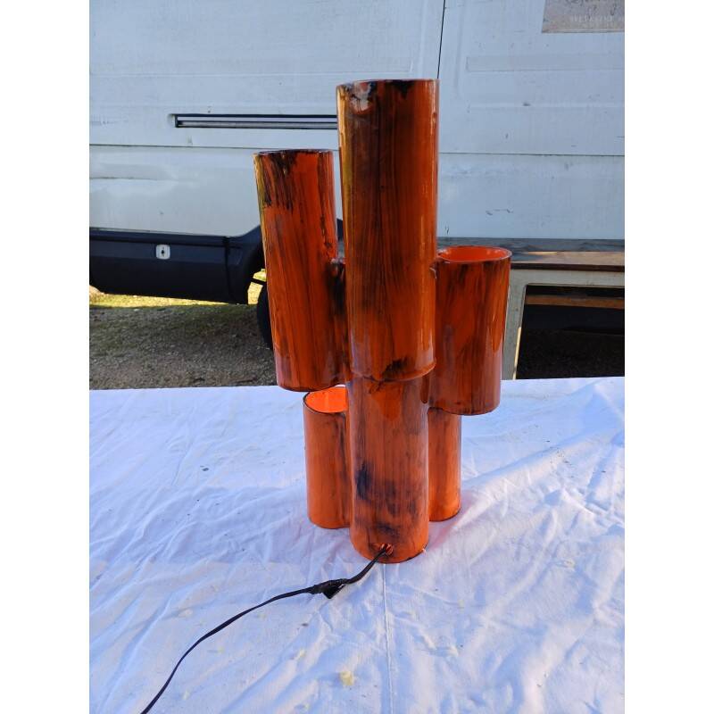 Vintage ceramic lamp from the 1950s/60s by Honoré Camos