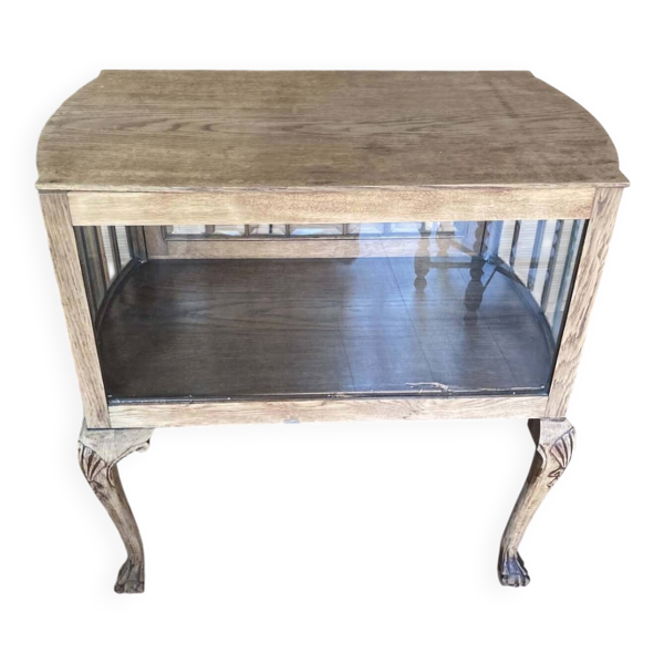 Meuble d'appoint style Louis XV abattant vitré