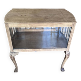 Meuble d'appoint style Louis XV abattant vitré