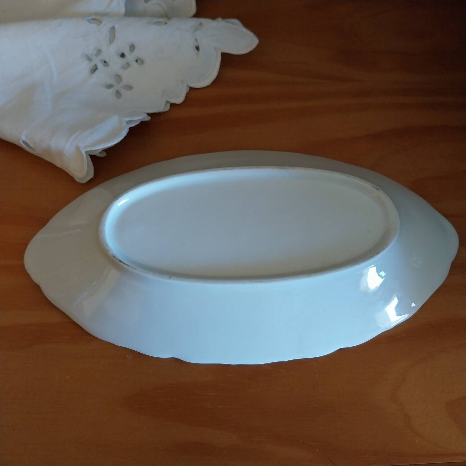 White porcelain dish