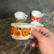 Arcopal coffee cup lotus flower pops 70s