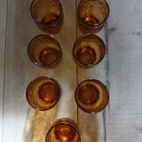 7 vintage water glasses "Pernod S.A."