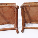 Pieces of vintage rattan sofa