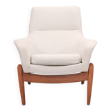 Oak PD30 lounge chair by Ib Kofod Larsen for Bovenkamp
