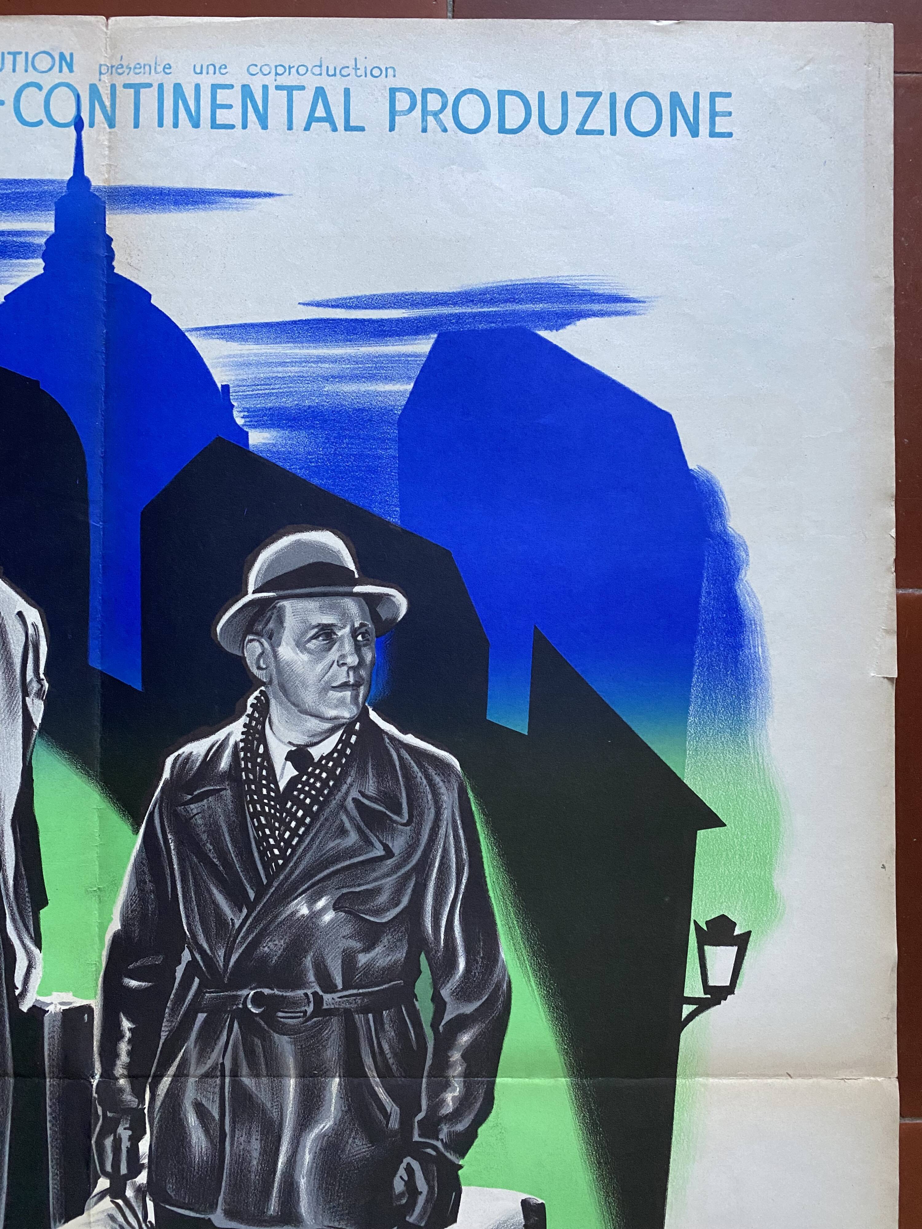 Original cinema poster "La Traversée de Paris" Jean Gabin, Bourvil 60x80cm 1956