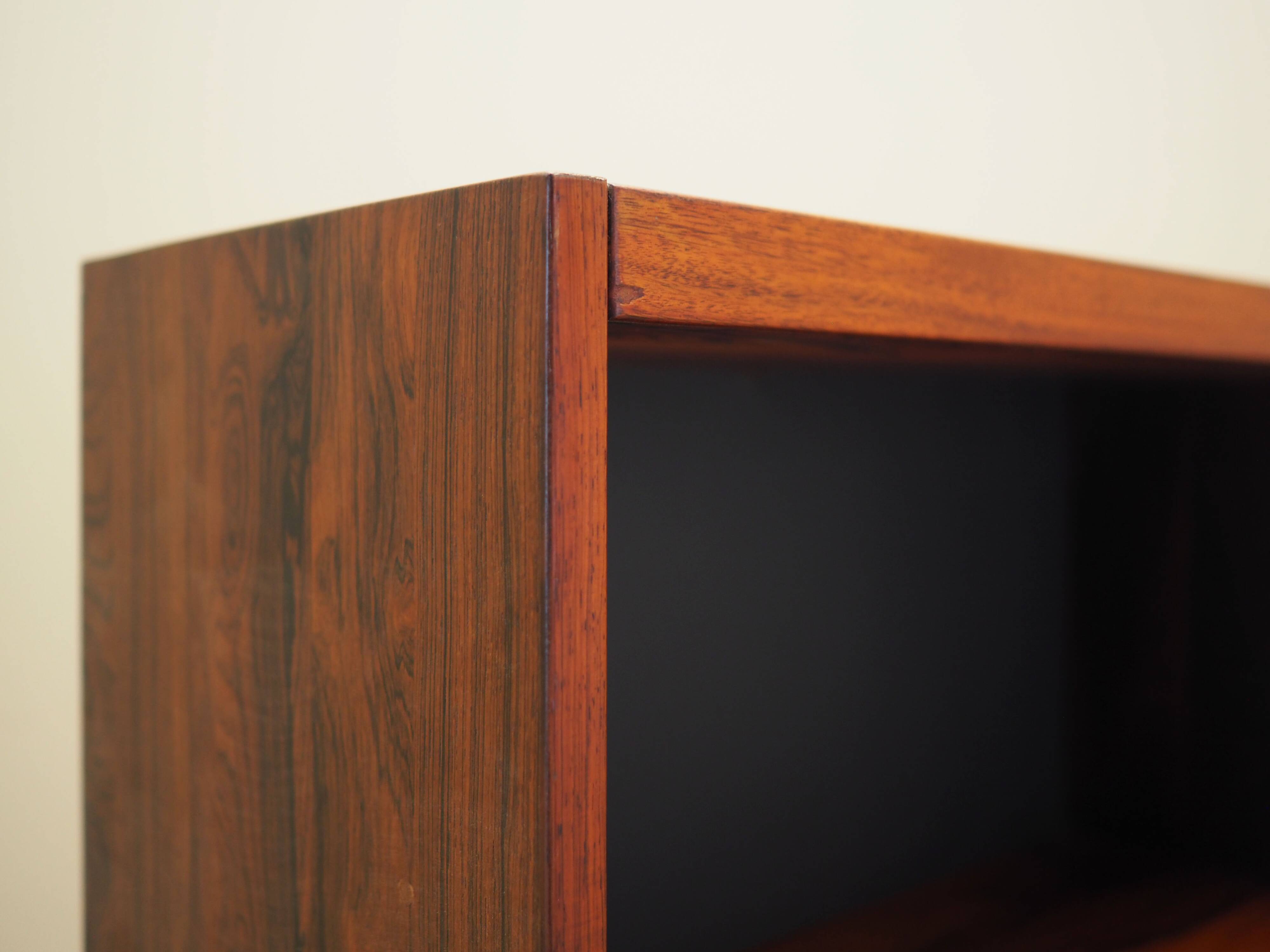 Rosewood bookcase, Danish design, 1970s, made in Denmark