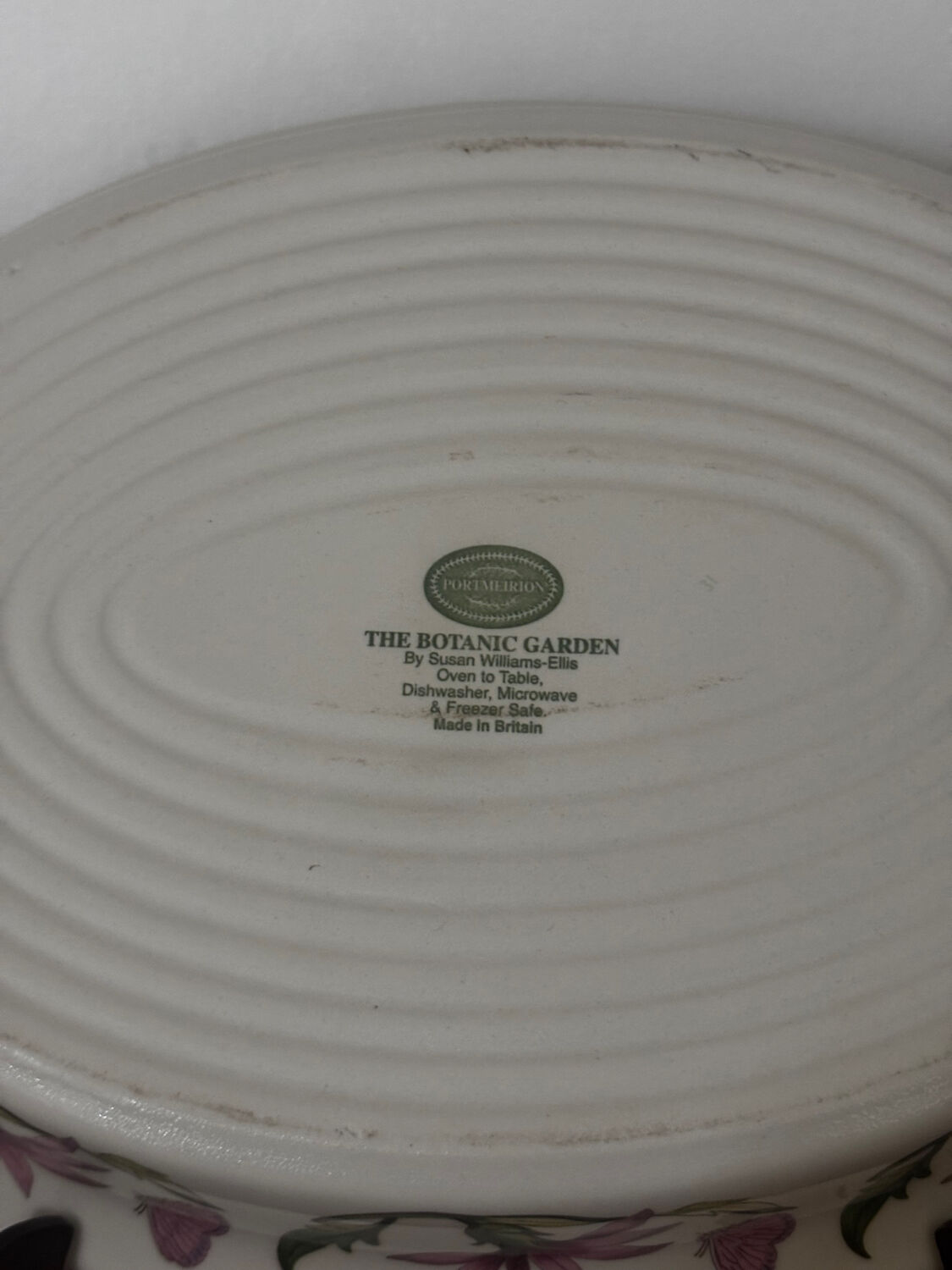 Plate Portmeirion England The Botanic Garden