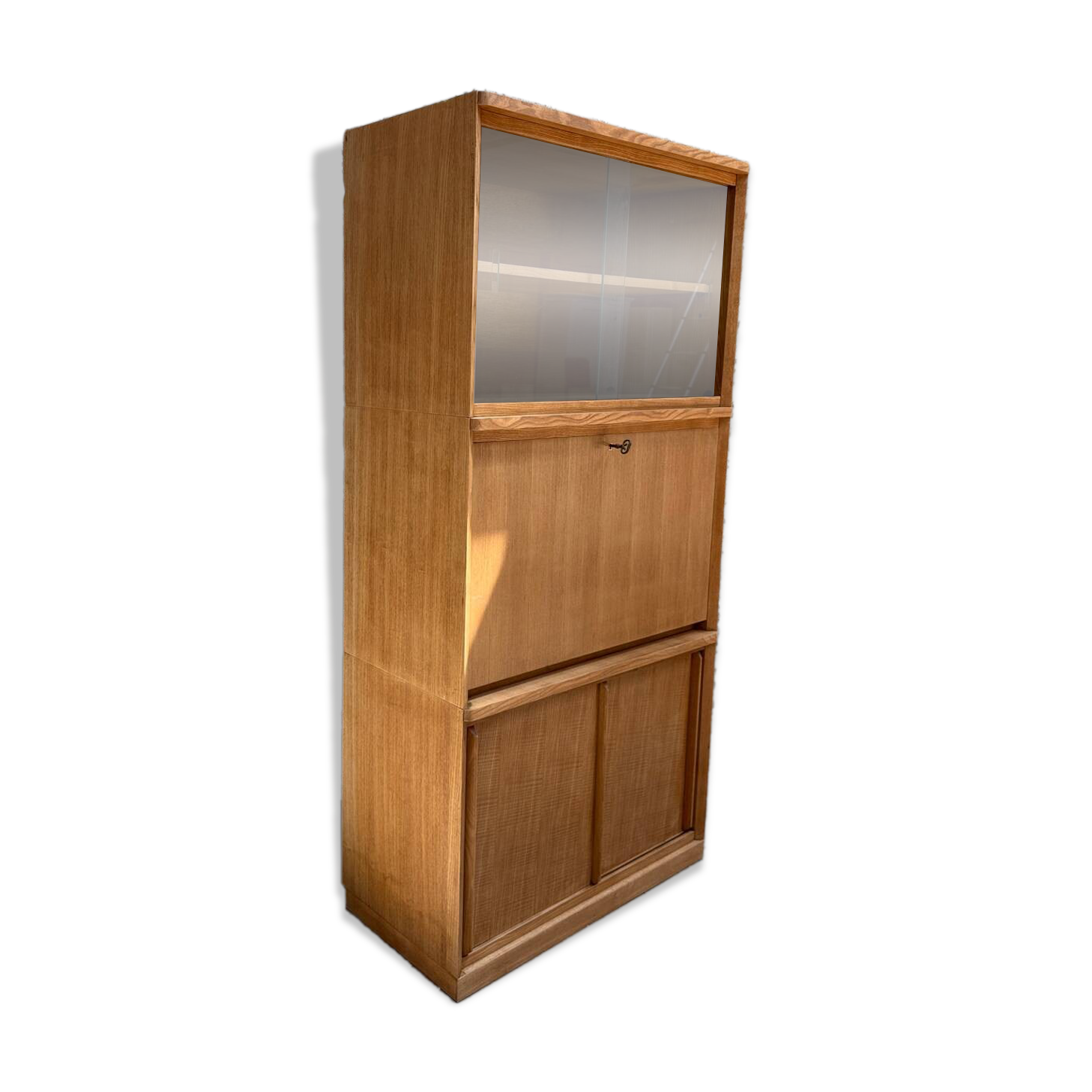 60s-70s oak secretary desk (renovated)