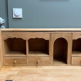 Commode anglaise, scriban en pin