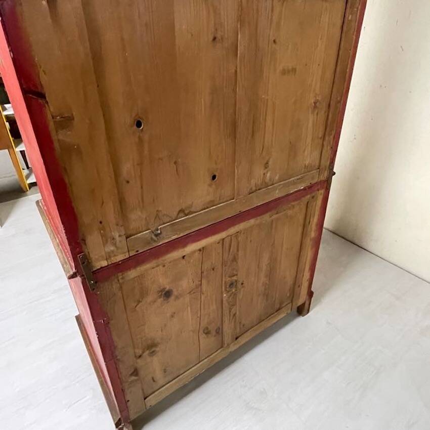 Trumeau with chest of drawers from the mid-20th century in chinoiserie style.