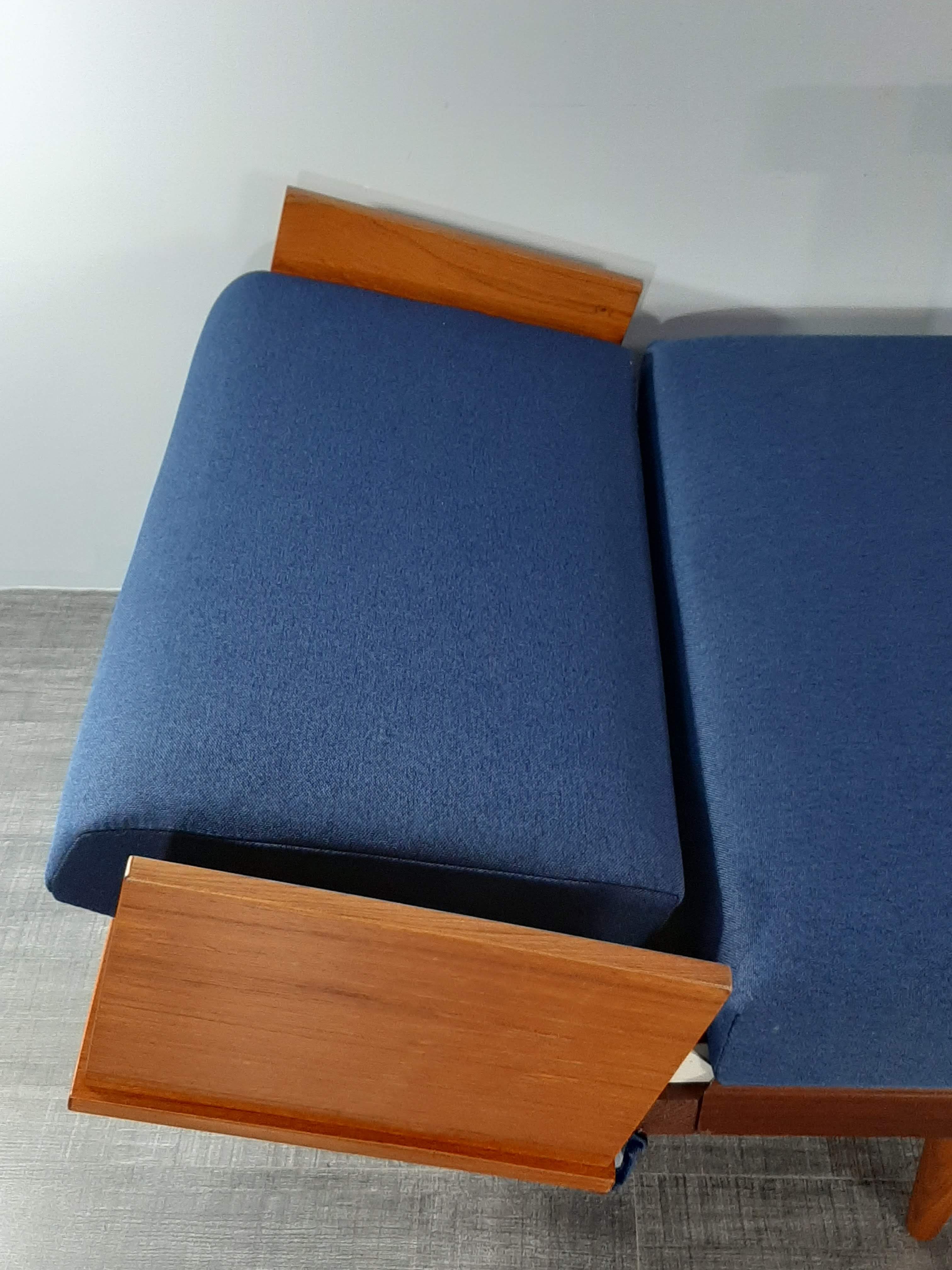 Daybed in Caisson en Teck by Ingmar Relling, Vintage Norwegian 1960s