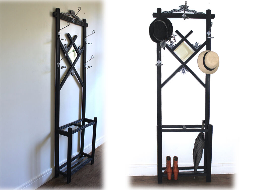 Art Deco wooden dressing rack