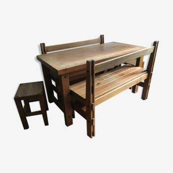 Set table benches stools