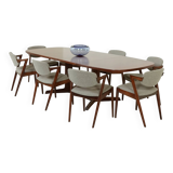 Gudme Mobelfabrik rosewood table with extensions, Denmark 1970s