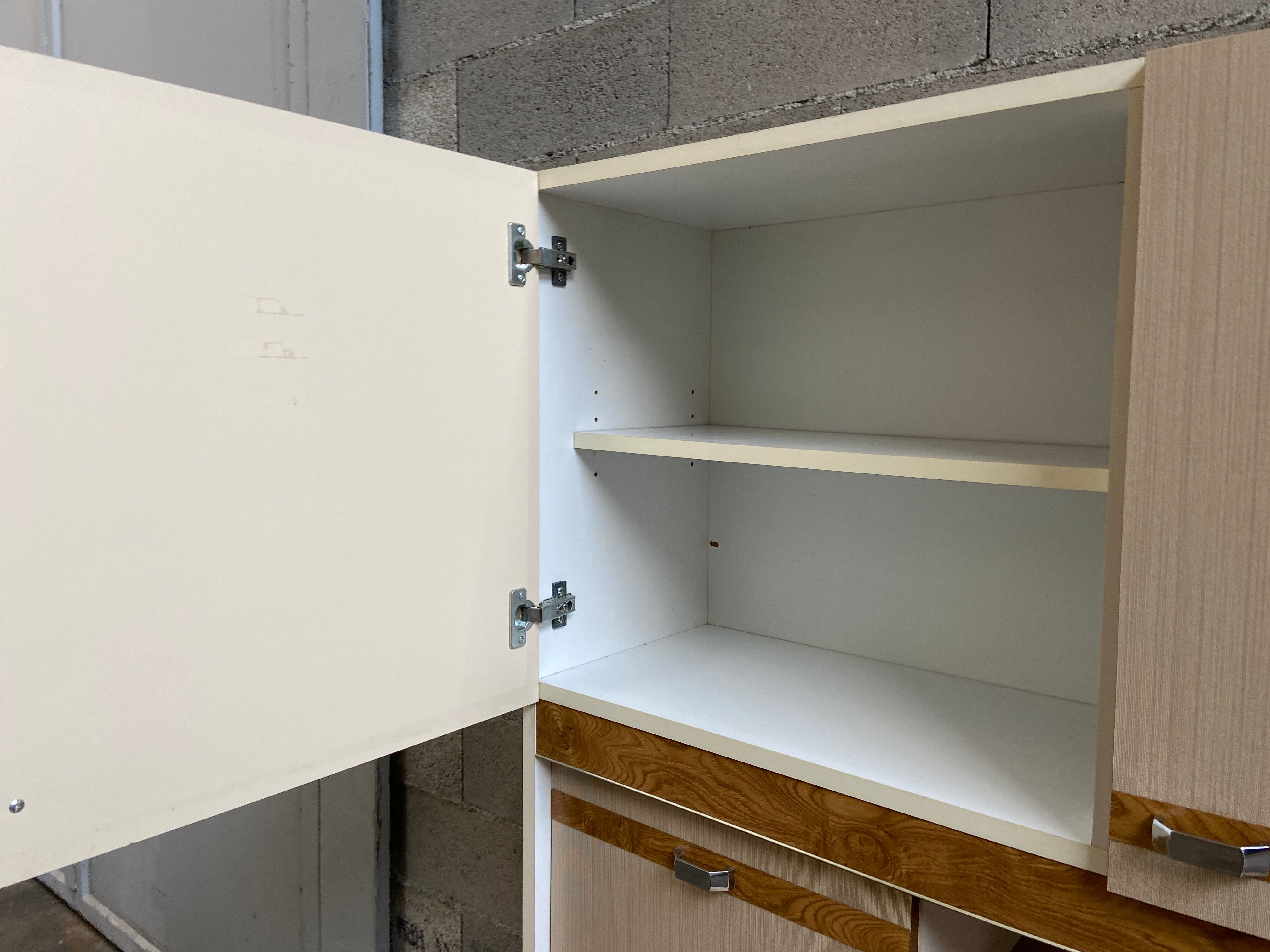 Vintage laminated kitchen buffet 1980s