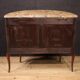 French Louis XVI Style Half-Moon Commode