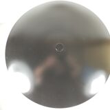 Black mushroom lamp Aluminor years 80