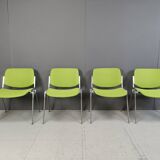 Vintage Dsc 106 Side Chairs By Giancarlo Piretti For Castelli, Set Of 4