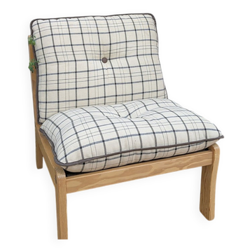 Vintage wooden armchair