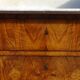Commode coiffeuse, système en chemin de fer