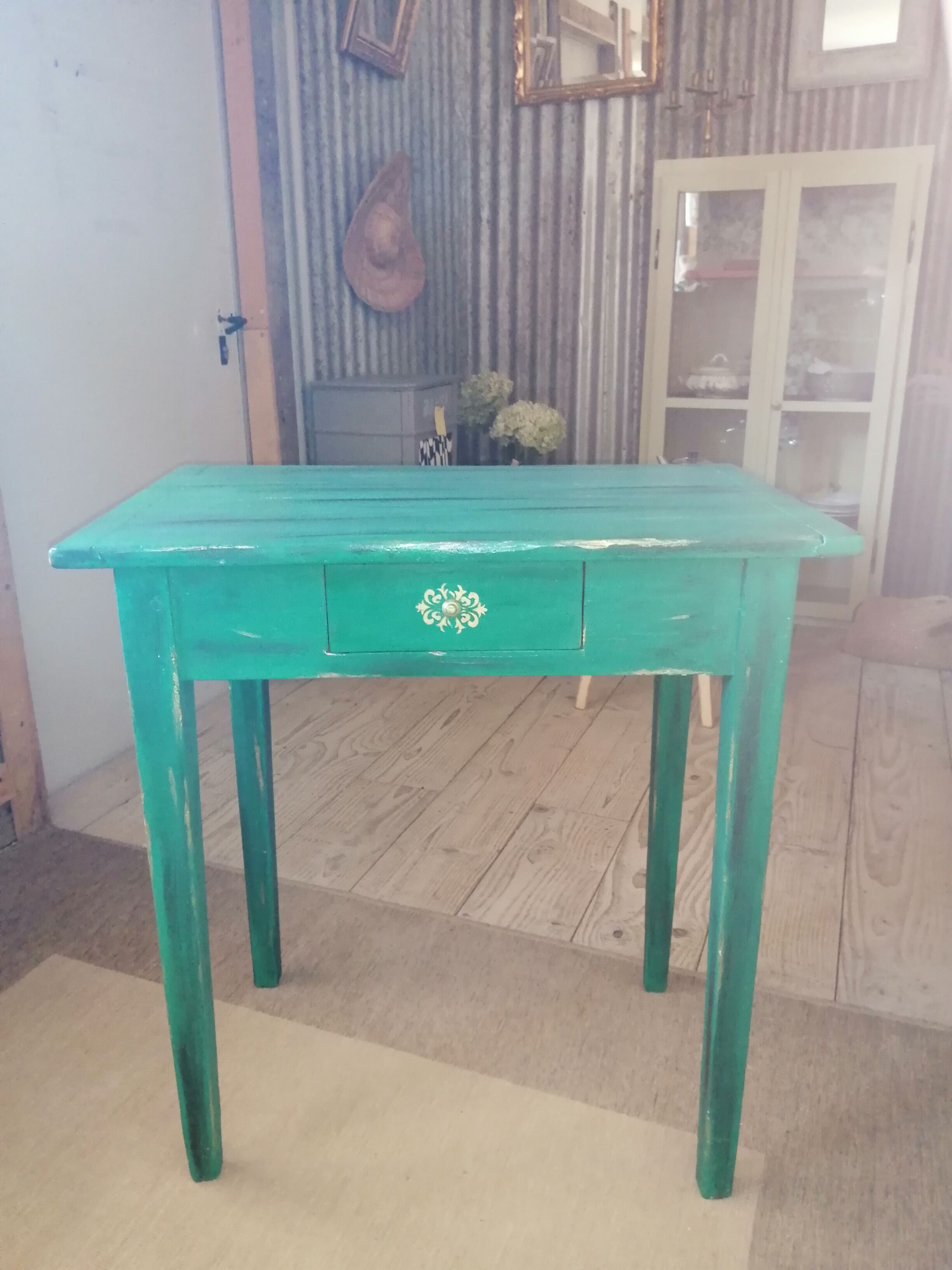 Green table