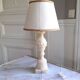 Alabaster marble lamp