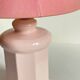 Vintage Pink Ceramic Lamp