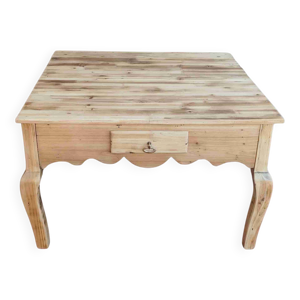 Table basse en pin massif