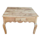 Table basse en pin massif