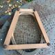 Raquette de tennis en bois tunmer spécial, protège tamis cadre en bois vintage et collector
