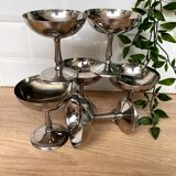 Set of 6 ice cream cups