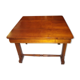 Table with a pane of cherry solid wood