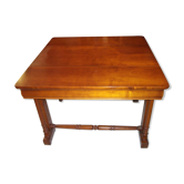 Table with a pane of cherry solid wood
