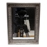 Miroir en bronze argenté