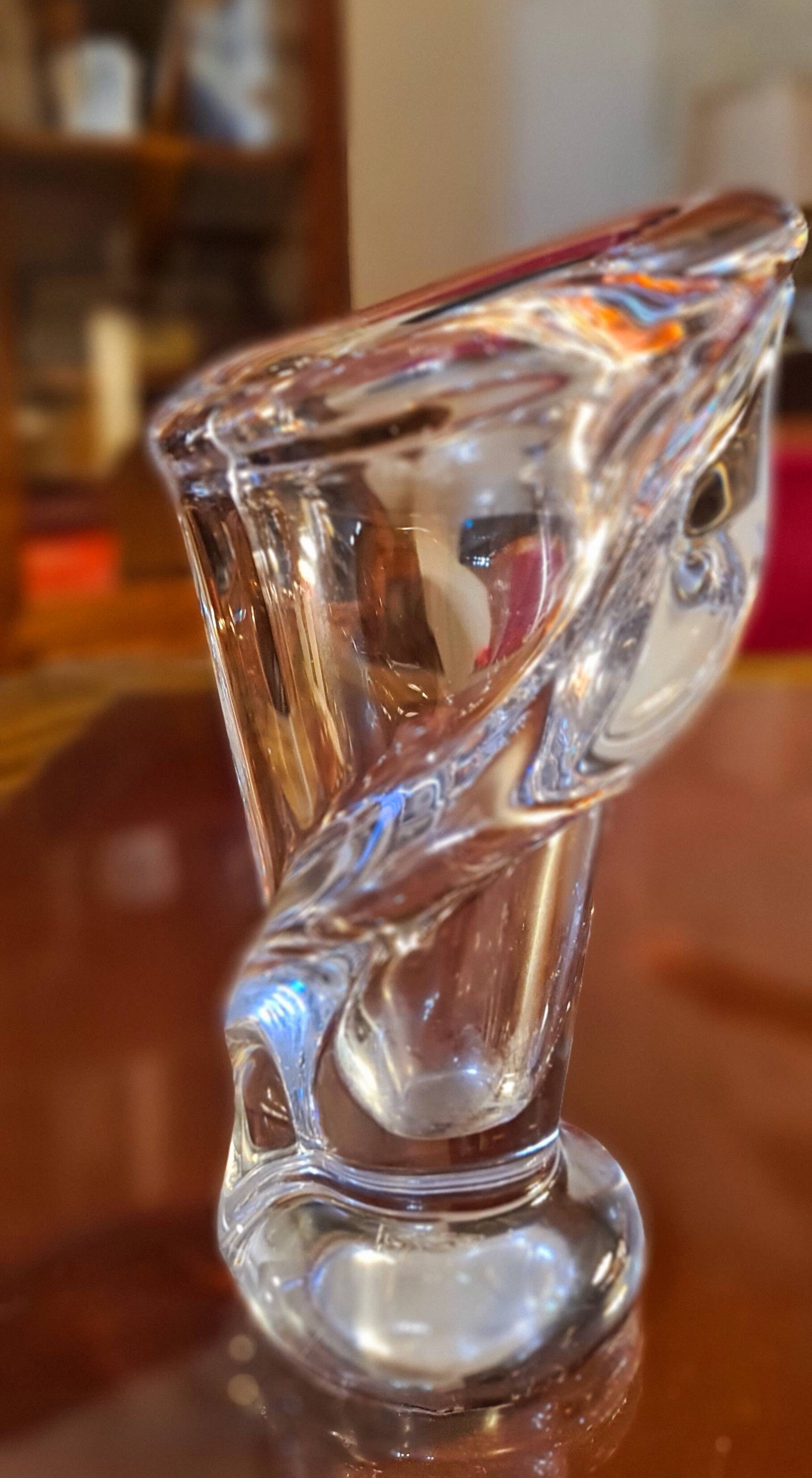 Vase en cristal de Vannes Le-Châtel