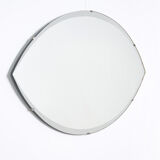 Beveled mirror in the shape of eye 1950 65x46cm