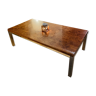 Coffee table - gold metal base with very beautiful patina