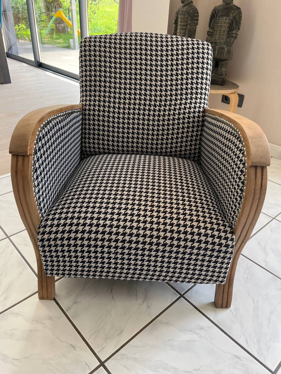 Club chair fabric