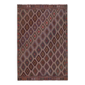 Vintage Turkish kilim, handwoven, 170x258 cm.
