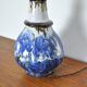 Glazed ceramic handmade Danish Mid-Century Modern Table Lamp