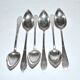 Set of 6 antique spoons in solid silver Minerva 19th century. Goldsmith KABEL 90gr